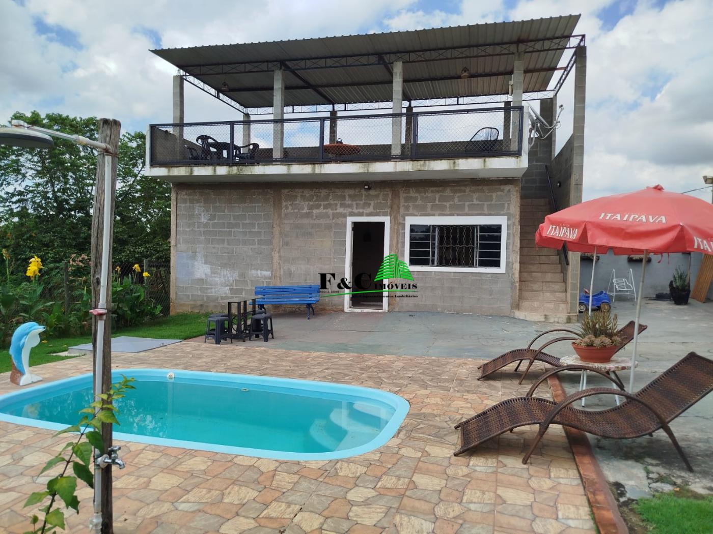 Chácara, 3 quartos, 1000 m² - Foto 1