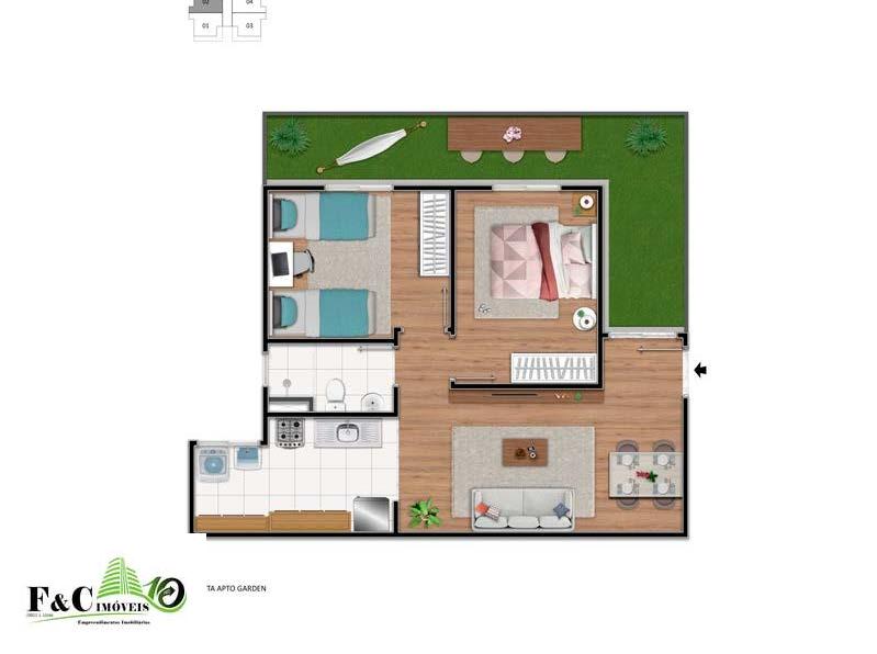 Apartamento, 2 quartos, 44 m² - Foto 27