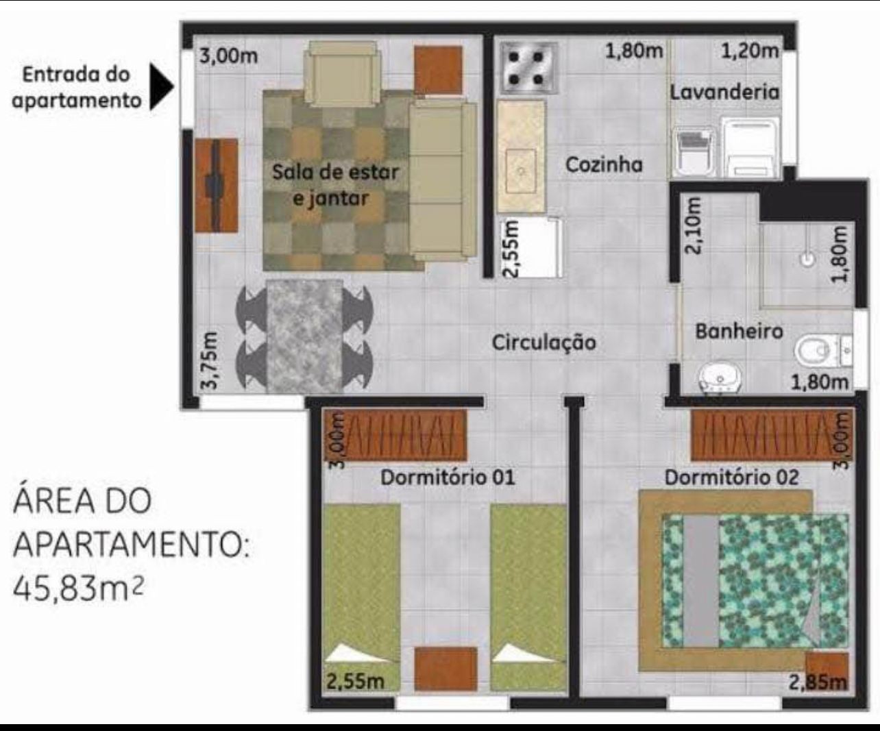 Apartamento, 2 quartos - Foto 10