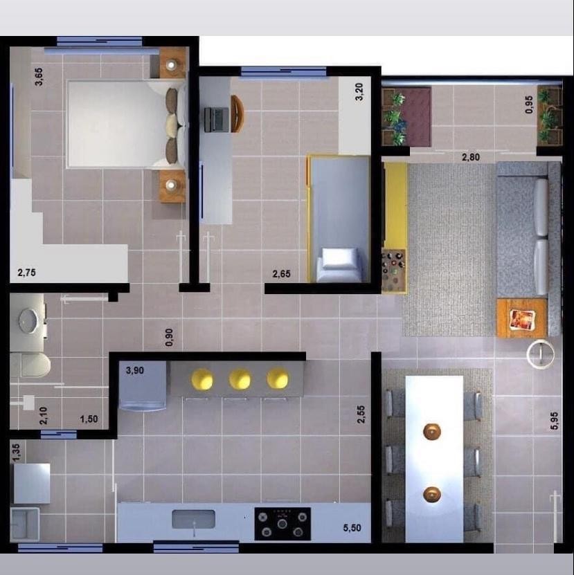 Apartamento, 2 quartos, 66 m² - Foto 10